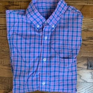 J. Crew Light Weight Checkered Button Down Size M
